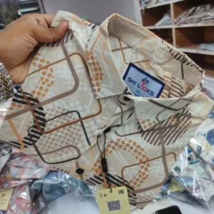 Luxury Spandex Print Shirt