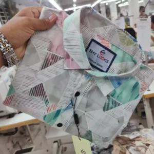 Luxury Spandex Print Shirt